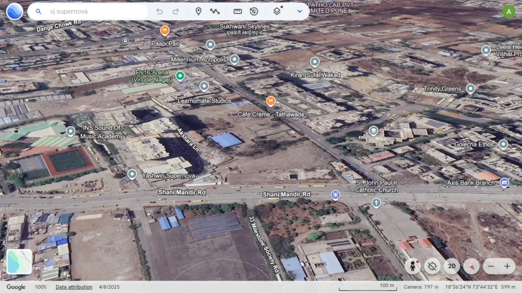 Kohinoor Downtown Wakad Location