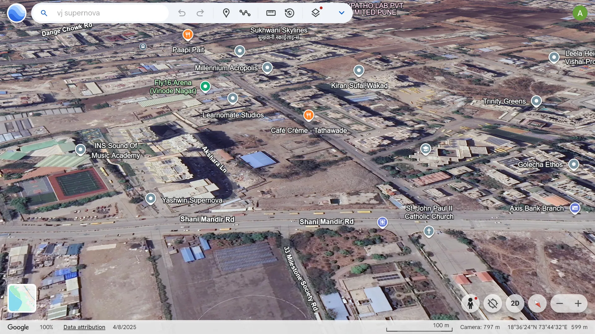 Kohinoor Downtown Wakad Location