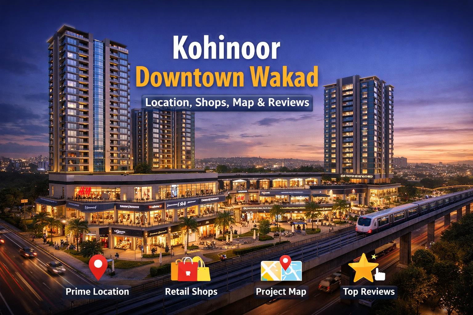 Kohinoor Downtown Wakad – Location